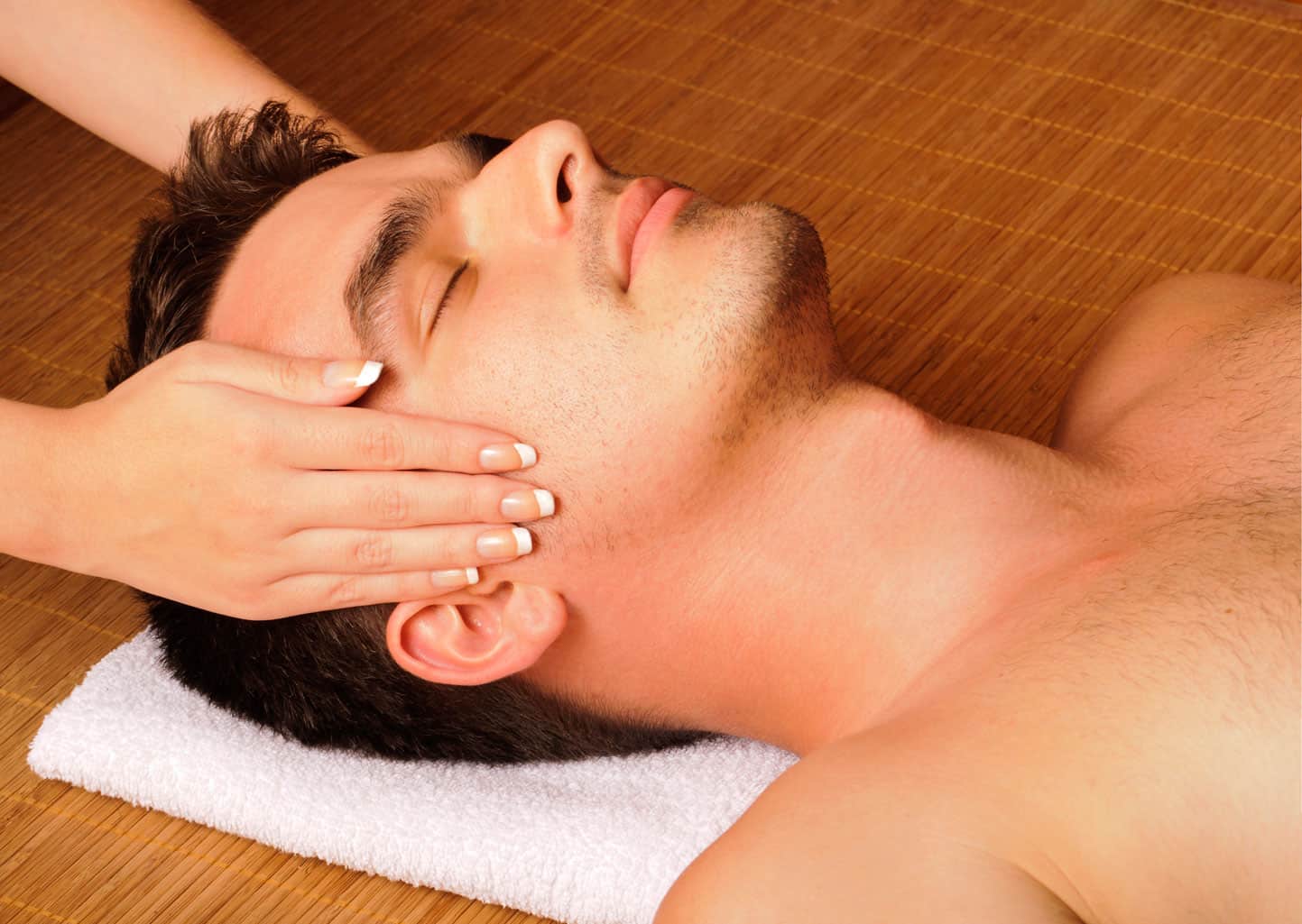 Massages and facials to combat solar damage on skin