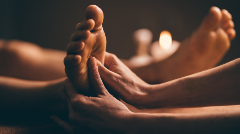 foot reflexology massage